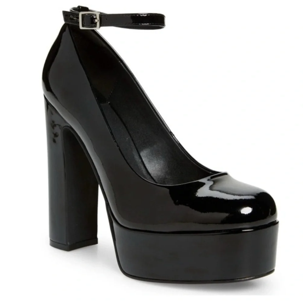 New Jeffrey Campbell Platform Mary Jane Shoes Size 7 - Picture 1 of 10